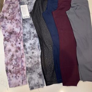 Lululemon leggings size 4 all are new with tags